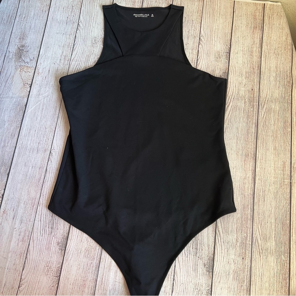 Abercrombie & Fitch Black Bodysuit Soft AF Collection XL